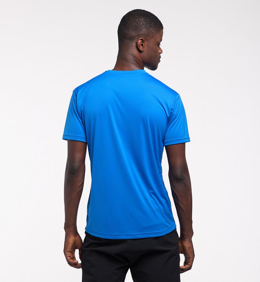 Haglöfs Mens Glee T-Shirt Blue New Zealand 56918NVGO